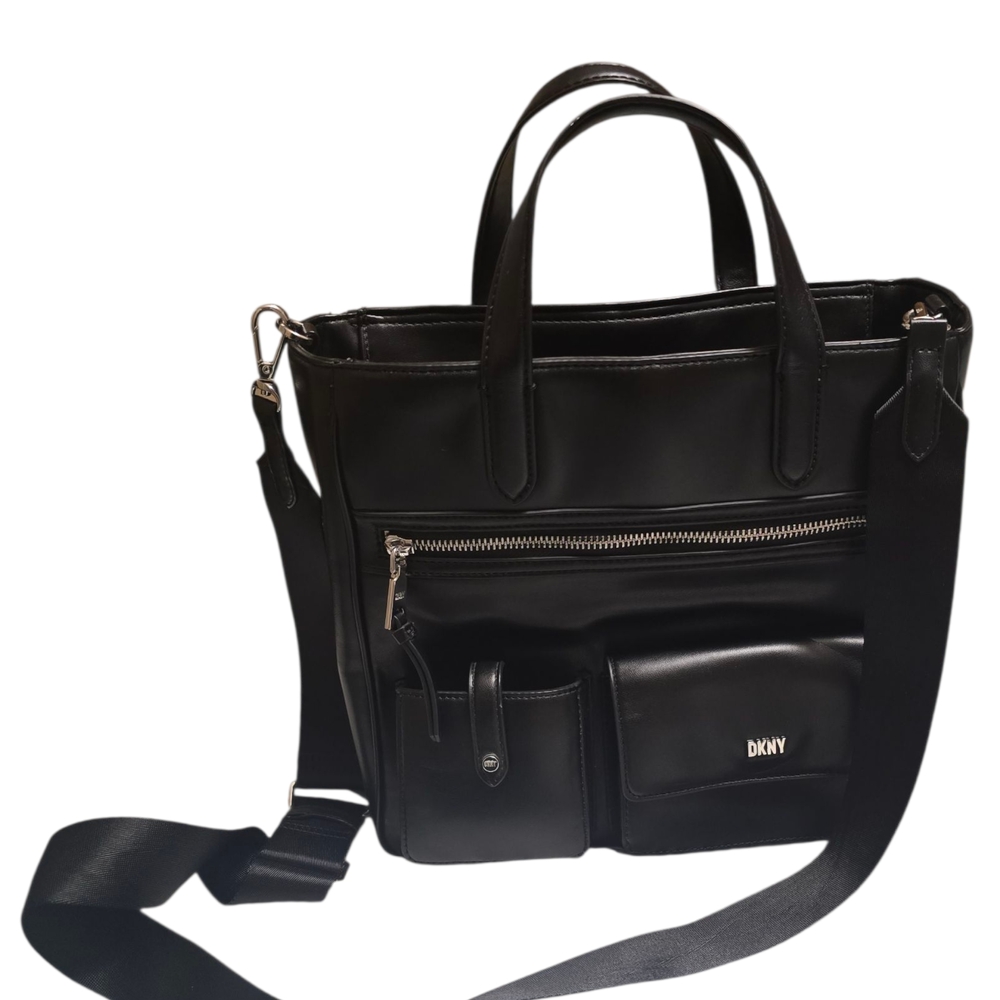 DKNY Black Womens Medium Tote Bag
